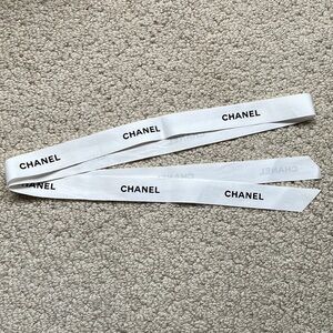 Chanel White Ribbon
